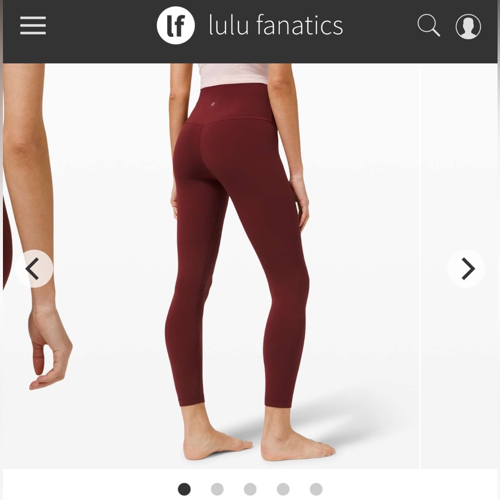 Lululemon 25” align leggings- size 4